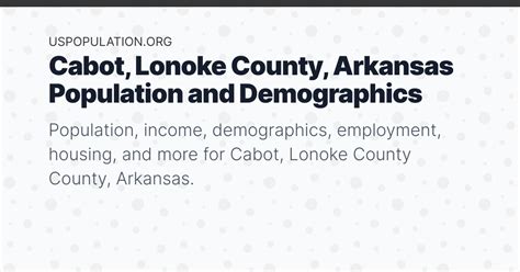 population of cabot arkansas|cabot arkansas newspaper.
